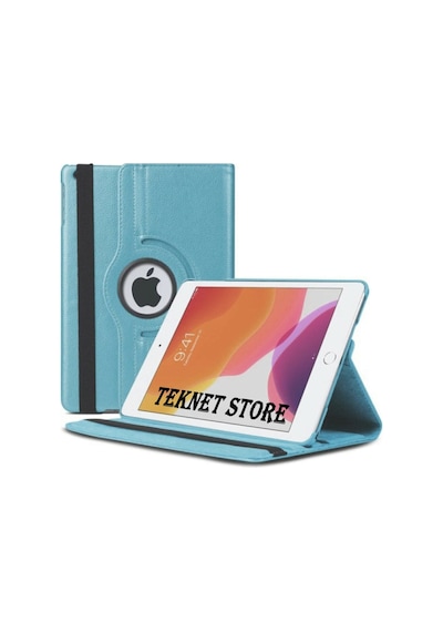 Apple Uyumlu iPad 5. 6. Nesil 2017 2018 9.7 Inc Tablet Standlı 360 Dönebilen Kılıf Kalem Ekran Koruyucu Kılıf