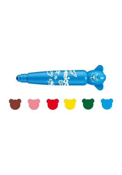 Teddy Jumbo Bebek Süper Yıkanabilir Keçeli Boya Kalemi 6lı