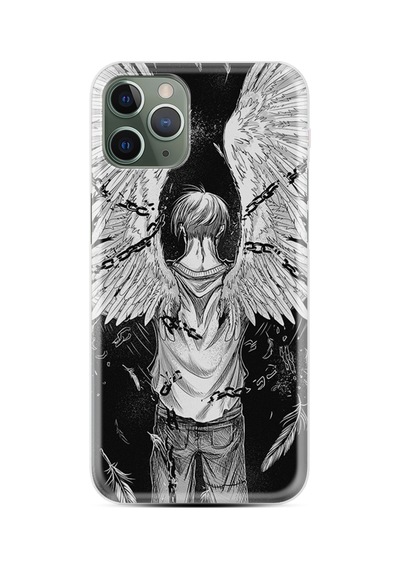 Iphone 14 Pro Max Kılıf Resimli Desenli Silikon Platinium Series Angel 1883 Uyumlu