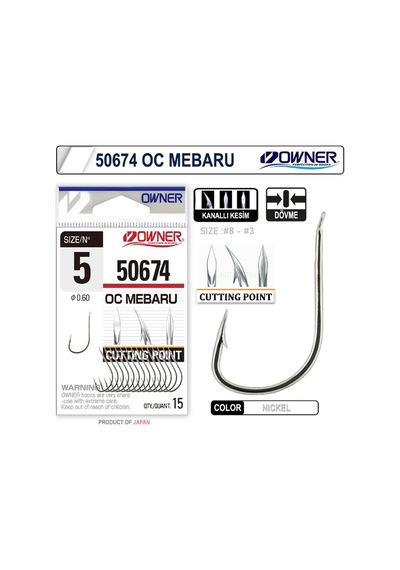Owner 50674 Cut Mebaru White İğne - 3