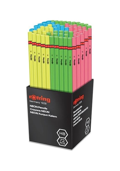 Rotring Kurşun Kalem Neon Fosforlu 2090066 Çok Renkli