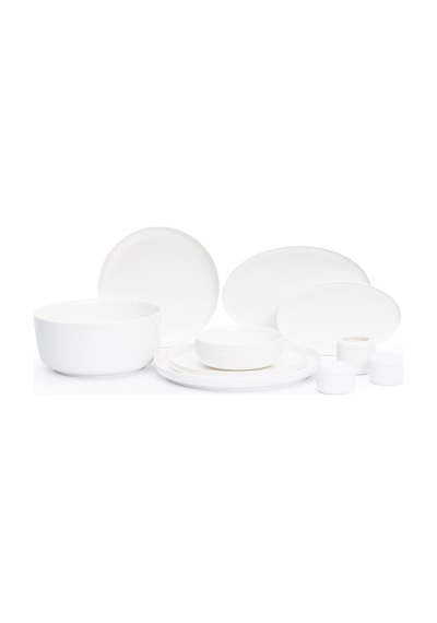 Maxx Doria Pure Solo 12 Kişilik 58 Parça Yemek Takımı Pa2104 Beyaz