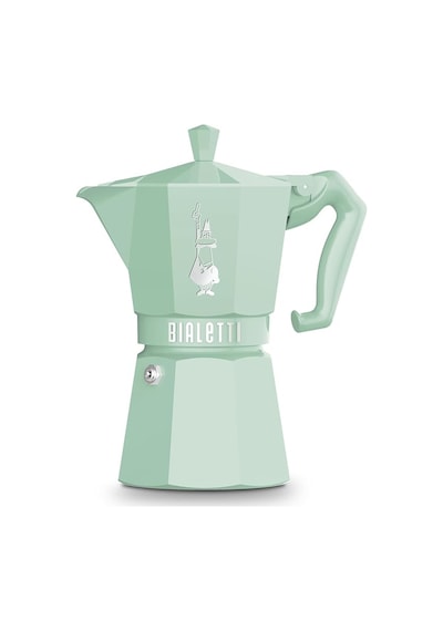 Bialetti - Exclusive: 6 Cups Ocak Üstü Espresso Pişirici - 270ml - Yeşil Renk - Alüminyum Gövde Sku: Smg8690010543400