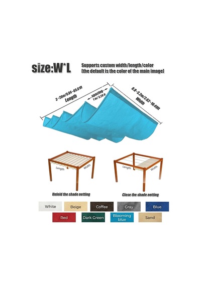 Geri Çekilebilir U Şekilli Güneşlik Perde, Dış Mekan Gölge Yelkeni, Teraslar İçin Dayanıklı Hdpe Kumaş, Veran Çok Renkli Geri Çekilebilir U Şekilli Güneşlik Perde, Dış Mekan Gölge Yelkeni, Teraslar İçin Dayanıklı Hdpe Kumaş, Veran Çok Renkli