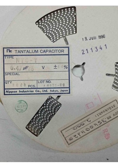 Ntct 0,47mf 25v Nıppon Tantal Kondansatör 100 Adet