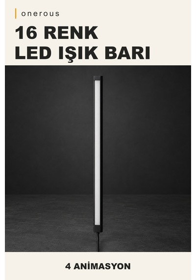 Onerous 16 Renk Led Işık, 4 Animasyon Onr-778483652 Çok Renkli