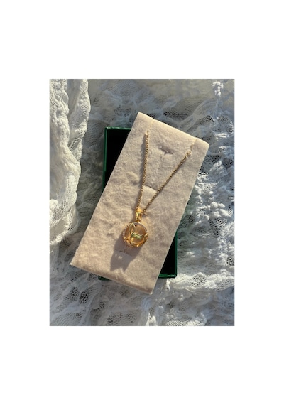 Leaf Harmony Pendant Altın