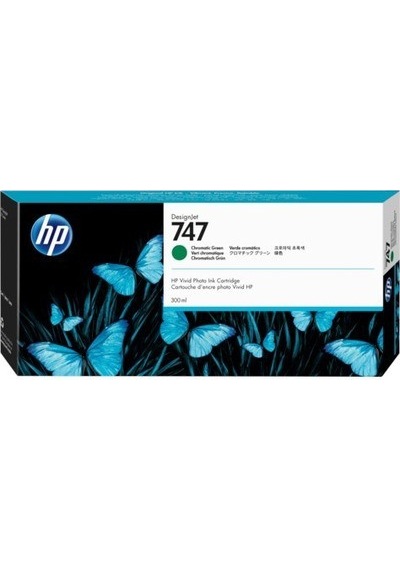 HP 747 Chrmtc Green Kromatik Yeşil 300 Ml Plotter Kartuşu P2V84A