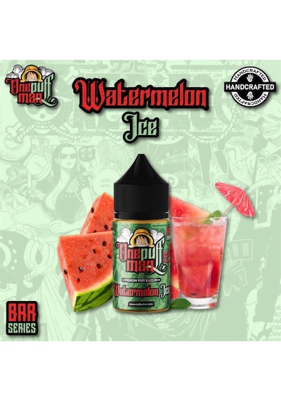 One Puff Man Watermelon Ice -Premium Likit Aroması 30 ML