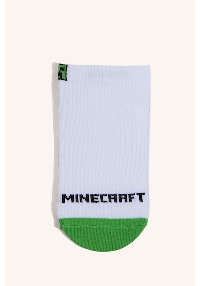 Defacto Minecraft Lisanslı 3lü Pamuklu Patik Karma Çorap Erkek Çocuk I1012a8nskr1 Çok Renkli-kr1
