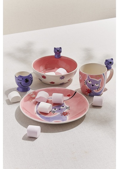 Pasabahce Playful Cat Seramik Kase - 1 Adet Çok Renkli