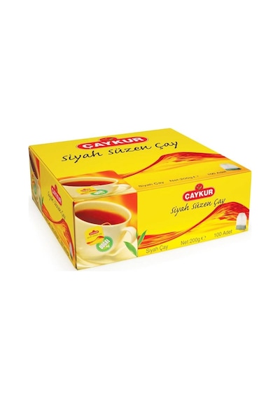 Çaykur Siyah Süzen Bardak Poşet Çay 4'lü 100 x 2 G