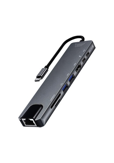 Buff Type C Usb 8 In 1 Hub Çoklayıcı Adaptör