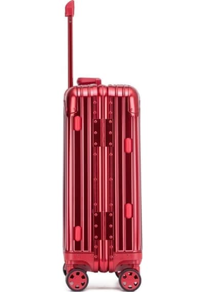 Monat Luggages Monnat Al-01 Alüminyum Kırmızı Büyük Boy Valiz Diğer
