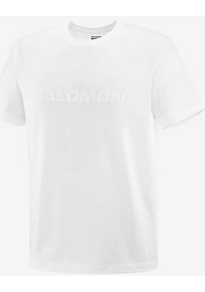 Salomon Bıg Logo Tee M Whıte Erk T-shırt Lc2527000 Beyaz