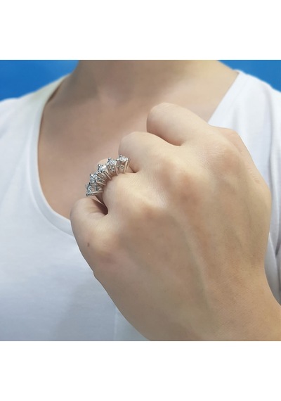 Lova 1,50 Karat Efektli Pırlanta Beştaş Yüzük - 1020294