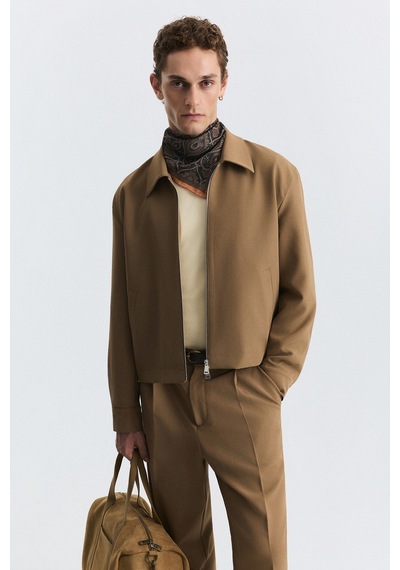 Antioch Mevsimlik Ceket Ve Pantolon Takım Camel