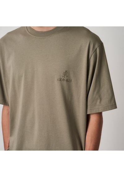Gramicci One Point Logo Erkek Haki T-shirt G4su-t096 Haki