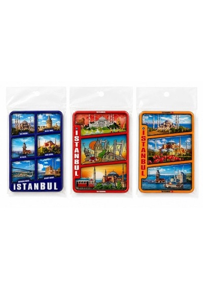 Hubrendy Emin İstanbul Temalı Ahşap Buzdolapı Süsü Magnet 64543847