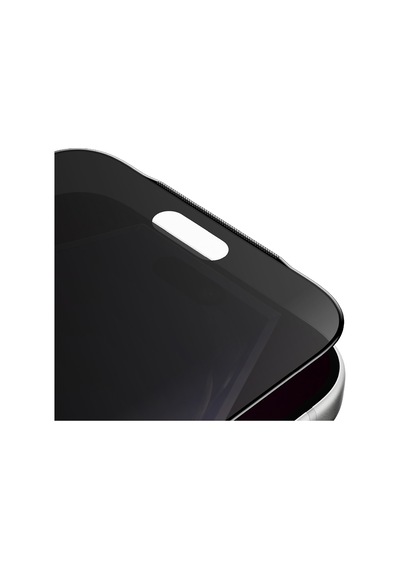 Apple iPhone Uyumlu 18 Pro Amazingthing Titan Privacy Parmak İzi Bırakmayan Temperli Cam Ekran Koruyucu Siyah