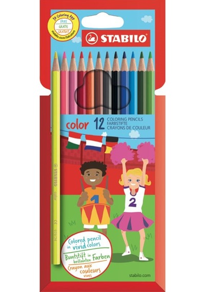 Stabilo Kuru Boya Color 12 Li Hartung Çok Renkli
