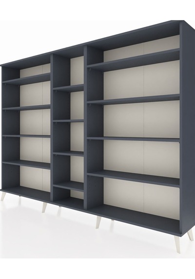 Arges Dolap 11 Raflı 220x30x163 Antrasit-antrasit Antrasit - Antrasit Arges Dolap 11 Raflı 220x30x163 Antrasit-antrasit Antrasit - Antrasit