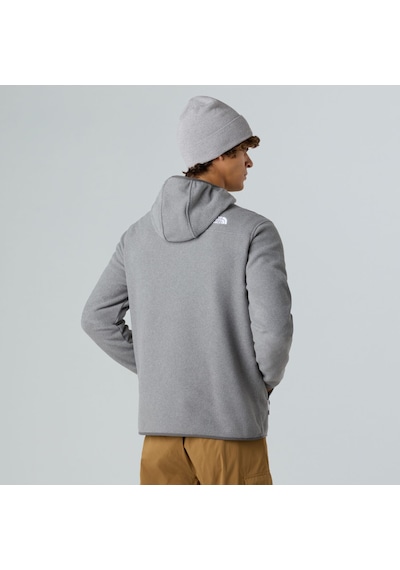 The North Face M Glacıer Fleece Pullover Hoodıe Erkek Sweatshirt Nf0a8d0scqı1 Gri