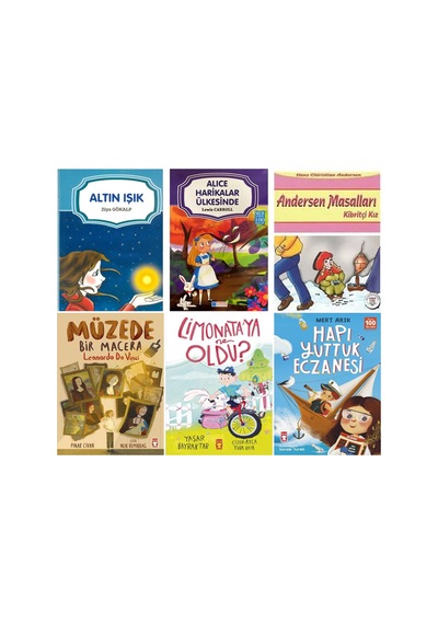 İlokul 1.2.3 Sınıf 6 Kitap Okuma Seti Müzede Bir Macera, Limonata Ya Ne Oldu ,hapı Yuttuk Eczanesi