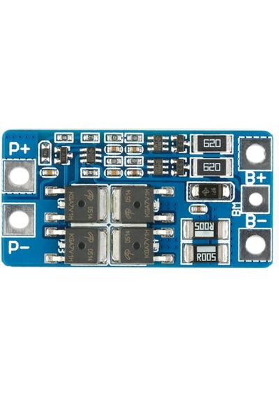 Bakayelektronik-2S 10A Anlık 20A Bms Lityum Li-İon Batarya Koruma Kartı 18650
