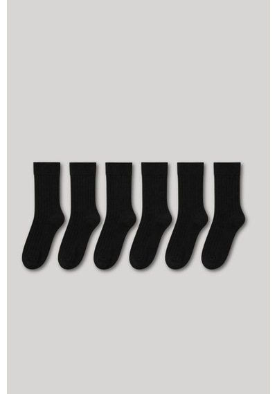 Socketta Purecomfort Erkek Penye Pamuk Dikişsiz 6 Lı Askeri Esnek Çorap Dayanıklı & Nefes Alabilir Siyah Socketta Purecomfort Erkek Penye Pamuk Dikişsiz 6 Lı Askeri Esnek Çorap Dayanıklı & Nefes Alabilir Siyah