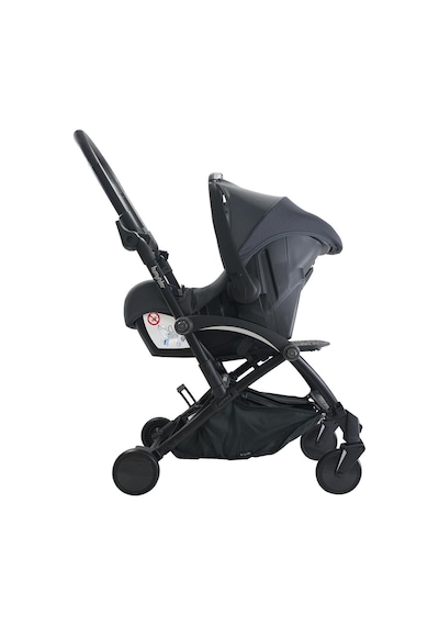 Bumprider Connect 3 Black-Grey Melange Bebek Arabası / Connect Trn Grup 0+ Oto Koltuğu / Grey