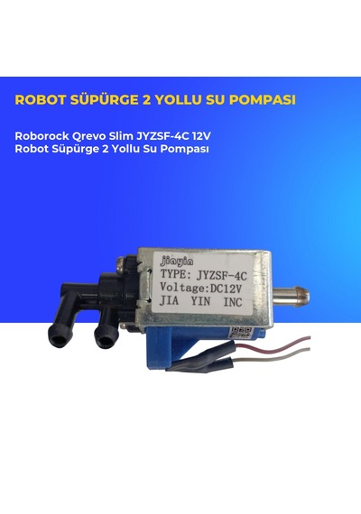 Roborock Qrevo Slim Jyzsf-4c 12v Robot Süpürge 2 Yollu Su Pompası