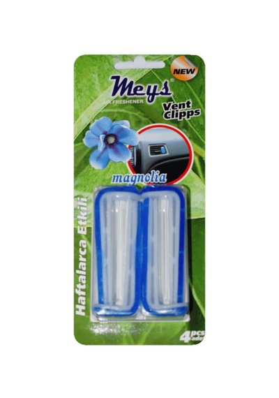 Meys Mavi Izgara Havalandırma Klips Araç Oto Kokusu Manolya