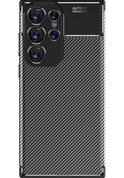 Galaxy S23 Ultra Kılıf Zore Negro Silikon Kapak Siyah
