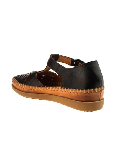 Venüs Kadın Comfort Deri Sandalet Siyah Taba 18793505y Siyah