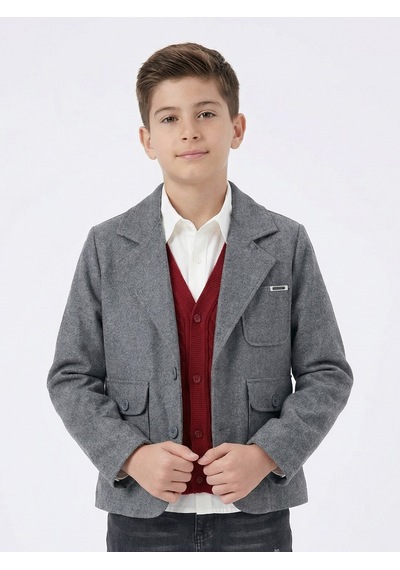 Xo Kids Erkek Çocuk 4lü Alt Üst Takım 11-14 Yaş 14206 Gri
