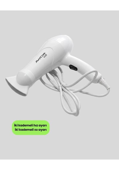 Hubrendy Tekno Awox Mini Fön Beyaz