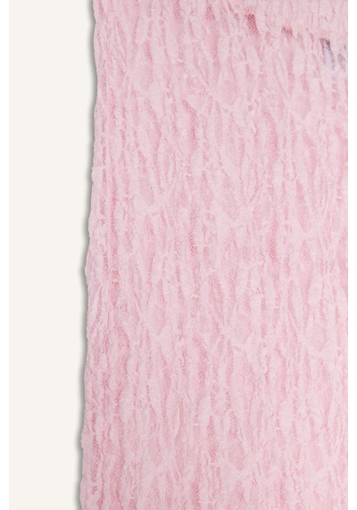 Defacto Regular Fıt Elastik Bel Tül Pembe Plaj Pantolonu H3066ax26sppn648 Pembe-pn648