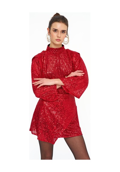 La Garita Ethereal Radiance Dress Kırmızı Kırmızı