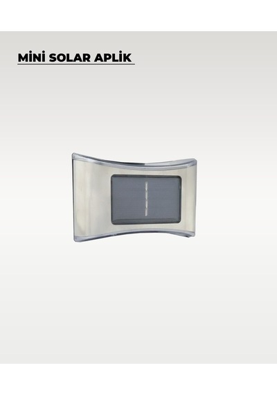 Mini Oval Solar Aplik Gün Işığı - 4 Adet 4 Adet