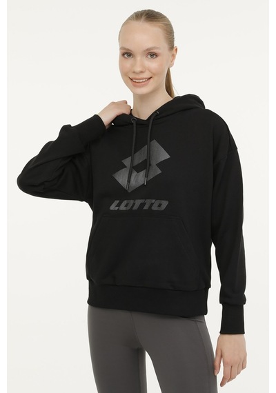 Lotto W-smart W Iv Sweat Hd 3pr Siyah Kadın Sweatshirt 000000000101483155 Siyah