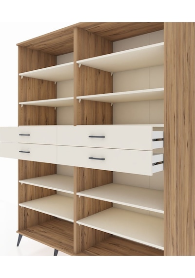 Kronos Gardrop 10 Raflı 4 Çekmeceli 176x59x221 Çam-aytaşı Aytaşı Kronos Gardrop 10 Raflı 4 Çekmeceli 176x59x221 Çam-aytaşı Aytaşı