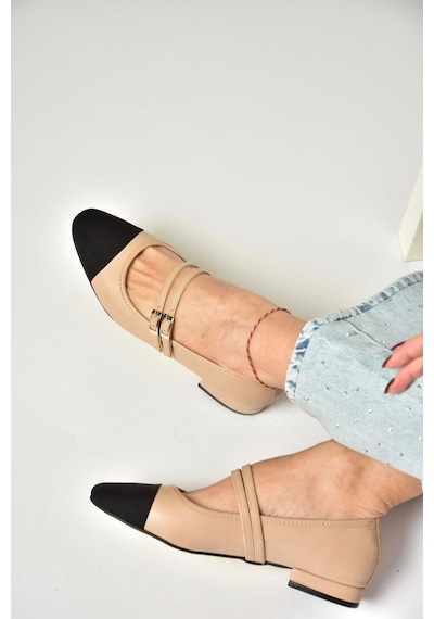 Fox Shoes U725512109 Ten Kadın Babet Ten-suni Deri Ten Rengi