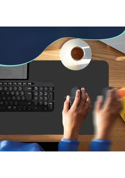 60x30 Cm Siyah Çift Taraflı Deri Desk Mat, Pu Deri Masa Sümeni Ve Masa Koruyucu, Suya Dayanıklı Kolay Silinebilir 2