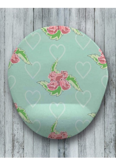 Rose Oval Bilek Destekli Mouse Pad Mousepad
