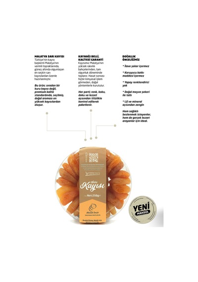 Malatya Sarı Kayısı 250g 250 G