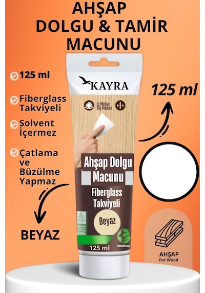 Beyaz Renk Ahşap Tamir Macunu 125 Ml Mobilya Masa Dolap Sehpa Çizik Çatlak Giderici Parke Çatlak Dolgusu Parke Çizik Tamiri Lamine Parke Ve Ahşap Yüzeyler İçin Onarıcı Macun Tahta Tamirat Macunu Beyaz Beyaz Renk Ahşap Tamir Macunu 125 Ml Mobilya Masa Dolap Sehpa Çizik Çatlak Giderici Parke Çatlak Dolgusu Parke Çizik Tamiri Lamine Parke Ve Ahşap Yüzeyler İçin Onarıcı Macun Tahta Tamirat Macunu Beyaz