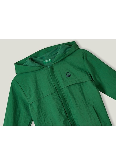 United Colors Of Benetton Benetton Çocuk Unisex Yağmurluk BNT-U20157 13-14 Yeşil