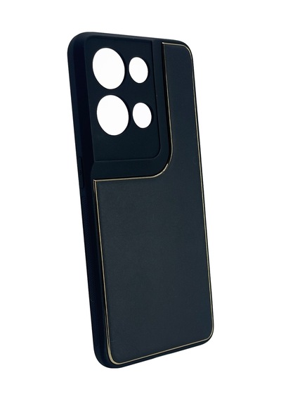 Nettech Oppo Reno 8 Pro Uyumlu Coco Leather Seri Arka Koruma Kılıf - Gri Gri