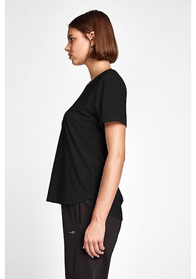 Lescon Kadın Antrenman T-shirt 25b-2055 Siyah